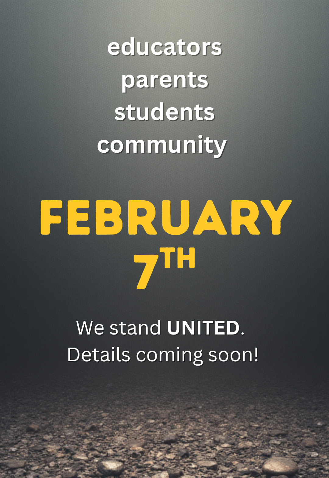 February 7th, details coming soon.